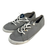 Sperry Shoes Womens Size 8 Grey Canvas Sneakers Lounge LLT Casual Slip On - $18.22