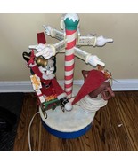 Vintage Gemmy Christmas Bugs Bunny Taz Sleigh Looney Tunes Animated 90s - $1,482.63 MXN