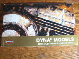2012 Harley-Davidson Dyna Owner's Owners Manual  Wide Glide Fat Bob Low Rider - $48.51