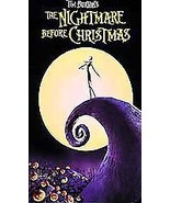 The Nightmare Before Christmas VHS Sealed Black Clam Shell Touchstone Vi... - $515.39 MXN