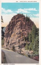 Castle Rock Boulder Canon Colorado CO Postcard B10 - £2.35 GBP