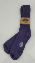Vintage 90s Dockers True Crew Cotton Mens Socks Purple USA Made 8-12 NEW - £19.61 GBP