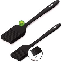 Silicone Basting Pastry Brush, Heat Resistant Pastry Brush Set, Strong Steel Cor - £12.08 GBP