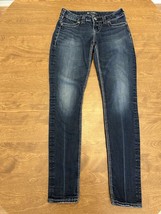 Silver Jeans Womens 27/L30 Suki Mid Jeans Tag 31 Dark Wash Super Stretch... - $24.44