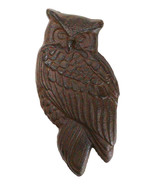 Cast Iron Metal Rustic Country Forest Nocturnal Owl Bird Door Knocker Sc... - $484.24 MXN