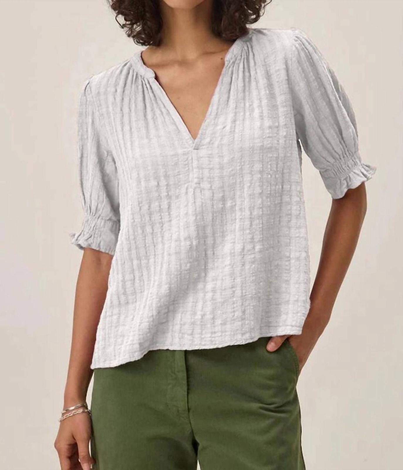 Velvet By Graham &amp; Spencer Bonita Textured Gauze Top Size XS - $106.92