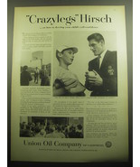 1958 Union Oil Company Ad - Crazylegs Hirsch - £14.55 GBP