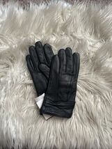Vintage Black Leather Gloves - $27.73 CAD