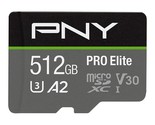 512Gb Pro Elite Class 10 U3 V30 Microsdxc Flash Memory Card - 100Mb/S, C... - £101.38 GBP