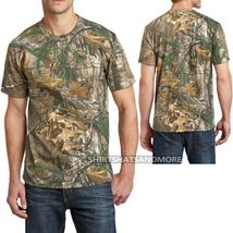 Russell Mens Camo T-Shirt Realtree Xtra Cotton Hunting S-XL 2X 3X New Camoflauge - £11.68 GBP+