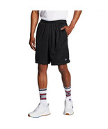 Champion Men&#39;s Long Mesh 9&quot; Shorts with Pockets Size L Black - £14.78 GBP