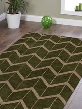 Glitzy Rugs UBSN01052K1301A32 10 x 14 ft. Hand Knotted Wool Geometric Rectangle  - £570.62 GBP