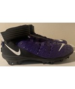 Nike Force Savage Pro 2 Mid Football Cleats Mens Size 16 Purple Rare AH4... - €84,94 EUR