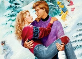 Romance on the mountainside / Valentine&#39;s Day modern Postcard / Postcros... - $5.93