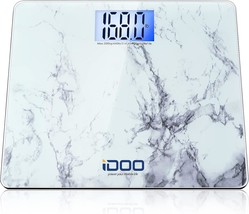 Bathroom Scale By Idoo With 13 X 12 Inch Ultra Wide Platform, 440 Lb Weight - £28.52 GBP