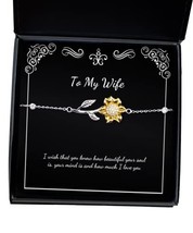 Unique Wife, I Wish That You Know How Beautiful Your Soul is, Your Mind ... - £38.27 GBP