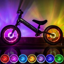 LED Bicycle Wheel Light Bike Front Tail Hub Spoke One Lamp With 7 Color ... - £10.03 GBP