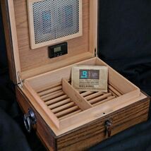 Brizard "Royal Oak Collection" Humidor - Golden Oak 60 / 70 ct  Made in USA NIB image 2