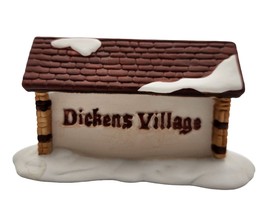 Dept 56 Dickens Village Gated Entrance Accessory Sign Retired FAST Shipping - $18.69