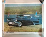 1957 Cadillac Coupe De Ville Vintage Car Tony Sanden &#39;91 Print 22&quot;x18&quot; P... - $19.79