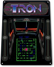Tron Classic Bally Midway Arcade Marquee Game Room Wall Decor Metal Tin ... - £9.39 GBP