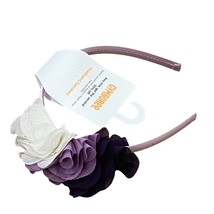 Girls Gymboree Headband With Purple &amp; White Flowers NWT - €5,03 EUR
