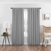 Eclipse 50X84 Nora Solid Absolute Zero Blackout Curtain Panel New - $11.69