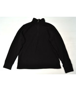 Calvin Klein Cotton Zip Henley Polo Long Sleeve Sweater Brown Medium - €41,47 EUR