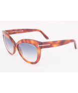 Tom Ford ALISTAIR 524 53W Blonde Havana / Blue Gradient Sunglasses 56mm - $198.55