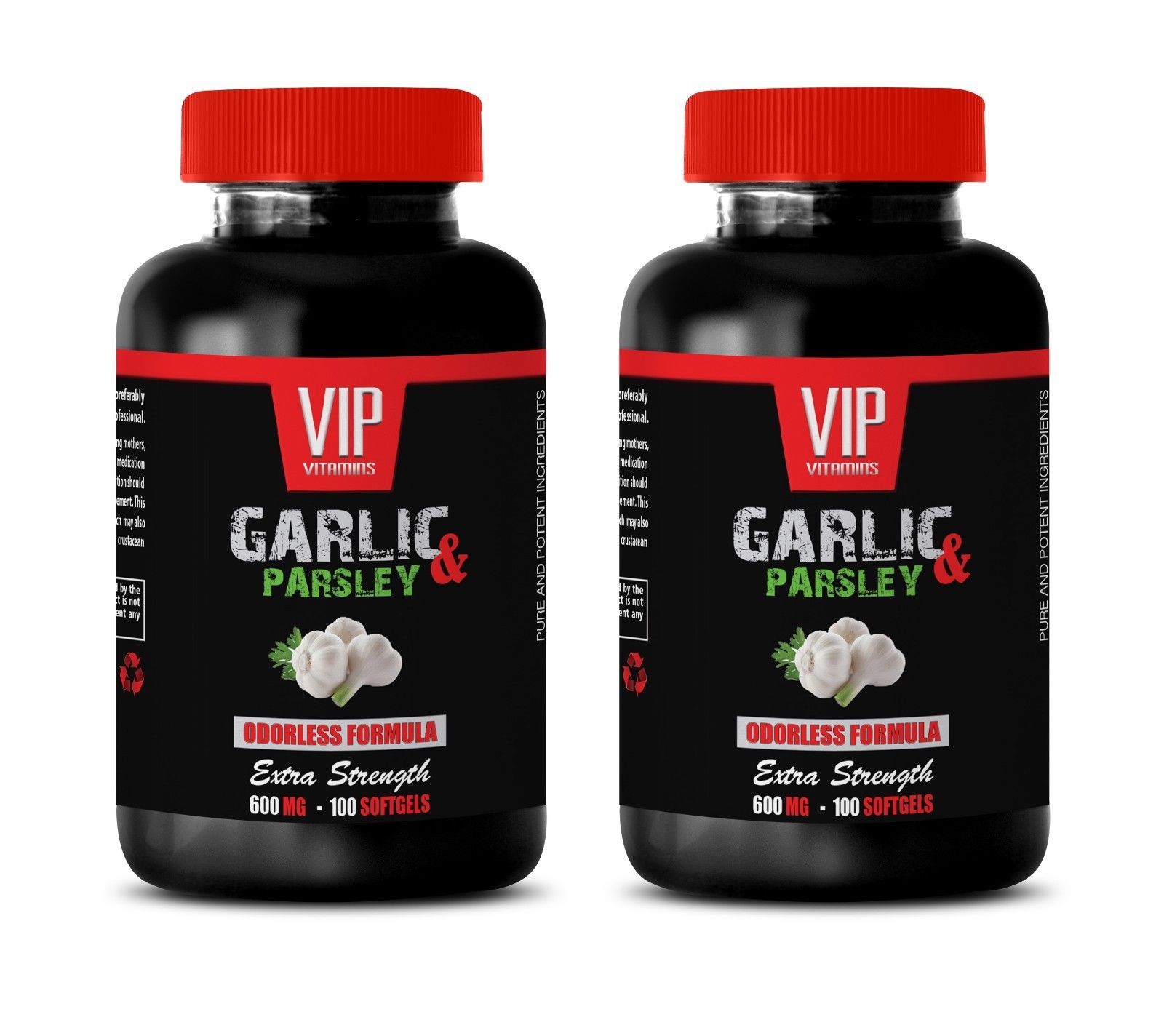 Primary image for odorless garlic extract, ODORLESS GARLIC & PARSLEY 600mg, hypertension relief 2B