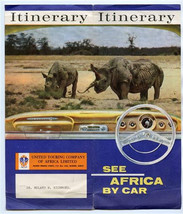 See Africa By Car Brochures and Itinerary Hertz 1970 United Touring  - £21.40 GBP