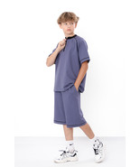 Teen Boys’ Set (T-Shirt + Shorts) – Durable Knit &amp; Sporty Style, Summer,... - $1,058.24 MXN+