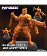 3D Printed Papsikels Human Jungle Hunter Arnie Worcestenegger 28mm 32mm - $7.82+