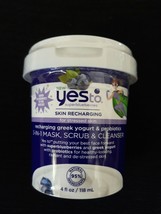 Yes To Super Blueberries Recharging Yogurt &amp; Probiotics 3-in-1 Cleanser ... - $8.59