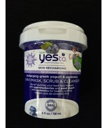 Yes To Super Blueberries Recharging Yogurt &amp; Probiotics 3-in-1 Cleanser ... - £6.80 GBP