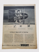 Wright Aircraft Engines Cyclone And Whirlwind WW2 Vintage Print Ad 1944 - £11.73 GBP