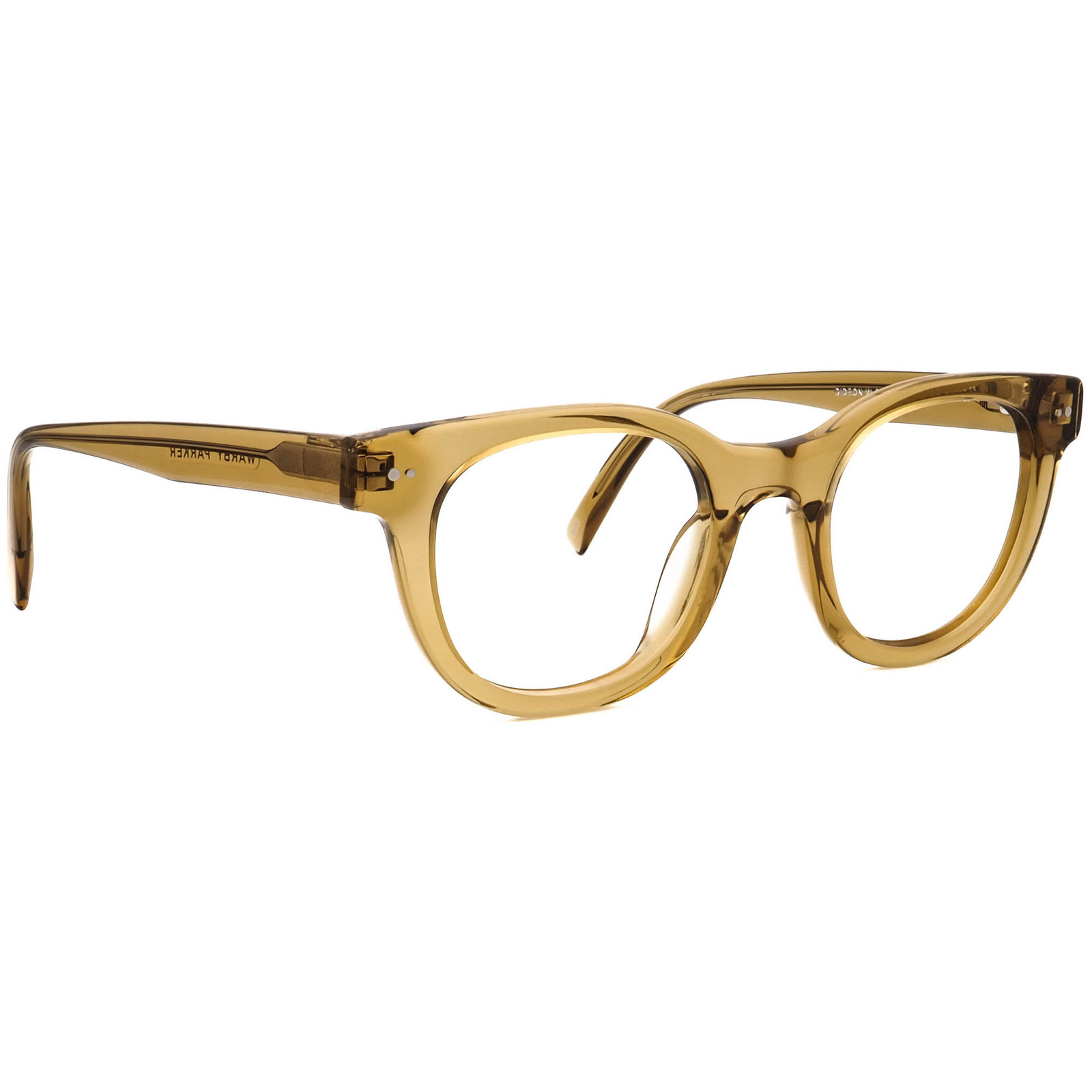 Warby Parker Eyeglasses Gideon W 699 Green Tea Crystal Square Frame 48[]... - $79.99