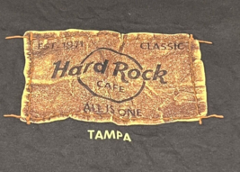 Established Est 1971 Classic Hard Rock Cafe Tampa Shirt Size Medium Black Logo - £14.62 GBP