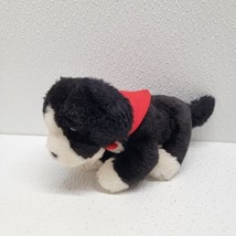 Build A Bear Dog Plush Magnetic Red Bandanna Black &amp; White Puppy Border Collie - £8.46 GBP