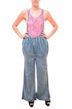ONE TEASPOON Womens Jumpsuit Denim Casual Loose Fitting Blue Size S - £36.38 GBP