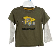 CAT Caterpillar Layered Dump Truck Tee Size 5 New - £9.23 GBP