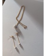 Diamond Pendant and Earrings 925 - $67.70 CAD