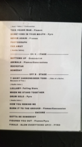 NICKLEBACK - ORIGINAL NOT A COPY POINTFEST ST. LOUIS CONCERT USED SETLIST - $75.00