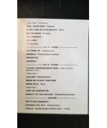 NICKLEBACK - ORIGINAL NOT A COPY POINTFEST ST. LOUIS CONCERT USED SETLIST - $75.00