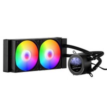 CPU Liquid Cooler AIO CPU Water Cooler with ARGB Light &amp; 120 mm PWN Fans - $117.79