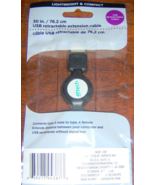 USB type A Male to USB type A Female RETRACTABLE 30&quot; Cable Extension cor... - $25.54 CAD