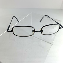 Childrens Glasses Eyeglasses Frames Black Metal Child Size Rectangle - £11.87 GBP