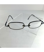 Childrens Glasses Eyeglasses Frames Black Metal Child Size Rectangle - $14.85