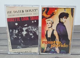 Roxette Cassette Tape Lot (2) Capital Records Joyride + Look Sharp! Cana... - $11.58