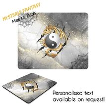 Dragon Kingdom Artistic Fantasy Inspired Personalised Mouse Pad-Mouse Mat. - £23.40 GBP